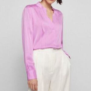 Hugo Boss Ladelia Blouse NWTin PURPLE Color